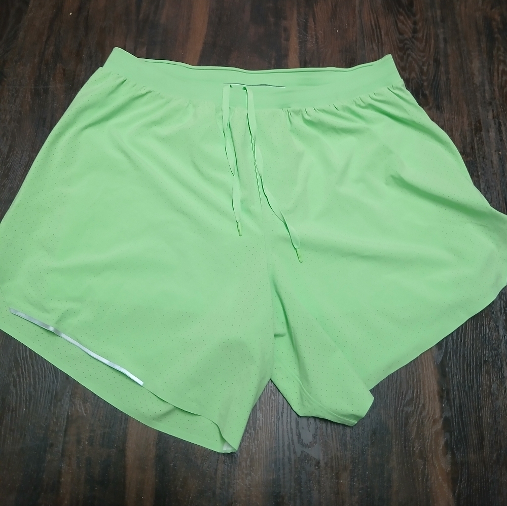 lululemon athletica Men's Neon Lime Athletic Shorts